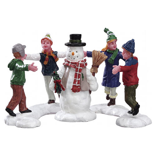 Ring Around The Snowman, zestaw 3 elementów, figurka Lemax, 6x16,3x3,5 cm – 52112 1