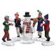 Ring Around The Snowman conjunto 3 peças estatueta Lemax 6x16x3 cm - 52112 s1