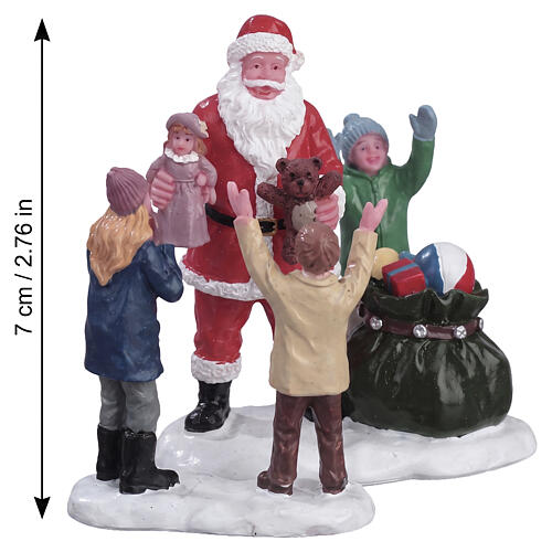 It's Santa! 3-piece Lemax figurine, 3x5.6x1.4 in - 52318 2