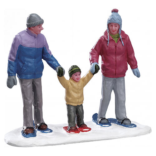 Snowshoe Family Figur Lemax Vail Village 7x9x4 cm - 52336 1
