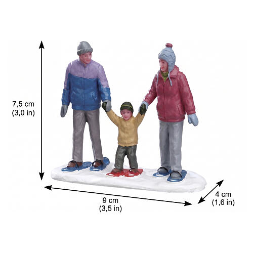 Snowshoe Family figurine Lemax Vail Village, 7,5x9x4,1 cm - 52336 2