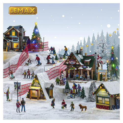 Santa Skier statuina Lemax Vail Village 8x4x5 cm - 52337 3