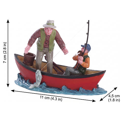 Canoe Catch Figur Lemax Plymouth Corners 7x11x4 cm - 52344 2