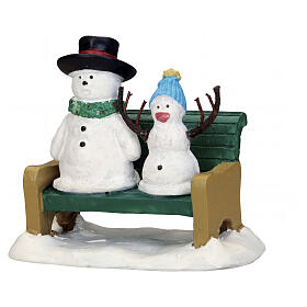 Snowdad & Snowbaby statuina Lemax Vail Village 6x7x4 cm - 52368