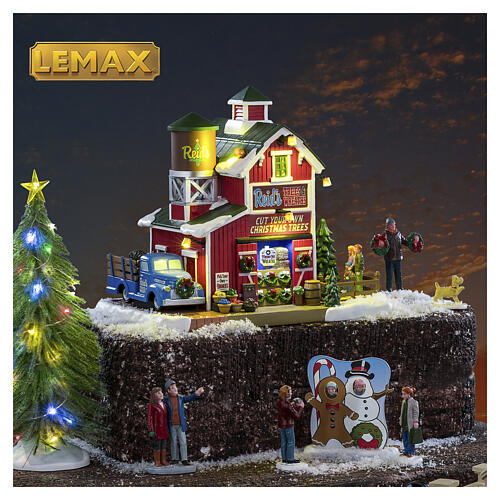 Tree Lot Figure set 2 pezzi statuina Lemax Vail Village 7x6x3 cm - 52383 3