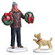 Tree Lot Figure set 2 pezzi statuina Lemax Vail Village 7x6x3 cm - 52383 s1