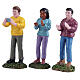 Music Festival Fans 3-teiliges Figuren-Set Lemax 6x8x2 cm - 52521 s1