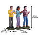 Music Festival Fans 3-teiliges Figuren-Set Lemax 6x8x2 cm - 52521 s2
