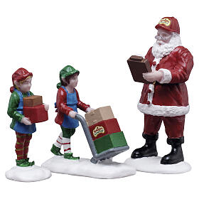 Ready For Shipping 3-teiliges Figuren-Set Lemax Santa'S Wonderland 7x9x3 cm - 52526