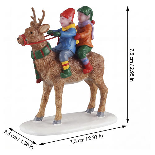 Reindeer Rides figurine Lemax Santa's Wonderland 8x7x3 cm - 52529 2