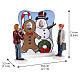 Frosty Photo Op 3-piece set, Lemax figurine from the Harvest Crossing collection, 3.3x5.0x1.5 in - 52533 s2