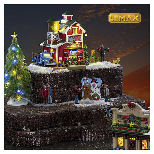Frosty Photo Op set 3 pièces statuette Lemax Harvest Crossing 8x13x4 cm - 52533 3
