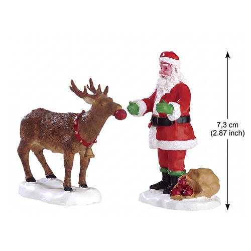 Reindeer Treats set 2 pezzi statuina Lemax Santa'S Wonderland 7x6x6 cm - 62226 2