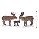 Conjunto de renas 3 peças estatueta Lemax Santa'S Wonderland 6x6x6 cm - 62242 s2