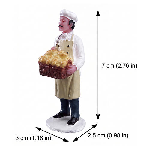 Bread Delivery statuina Lemax 7x3x2 cm - 62296 2