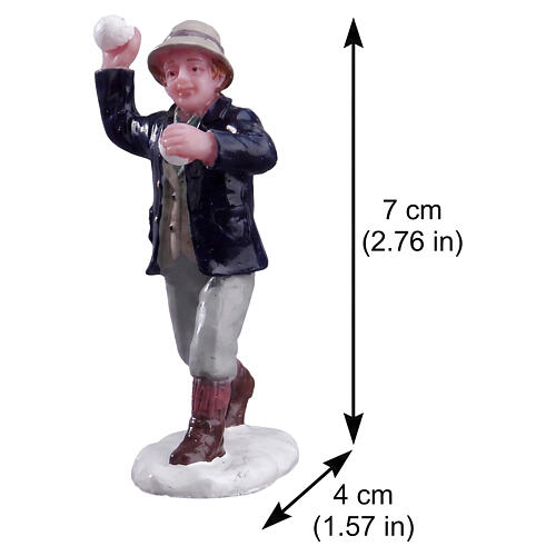 Snowball Fun 2-teiliges Figuren-Set Lemax Caddington Village 6x9x4 cm - 62308 2