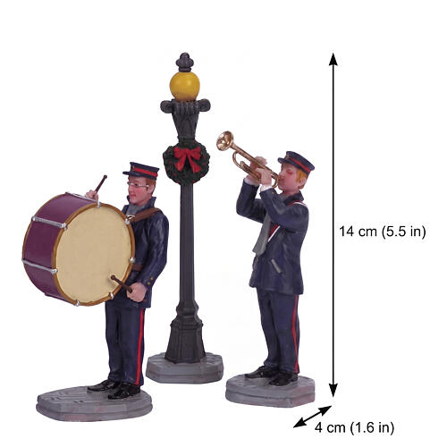 Christmas Band 5-teiliges Figuren-Set Lemax Caddington Village 10x14x4 cm - 62323 2