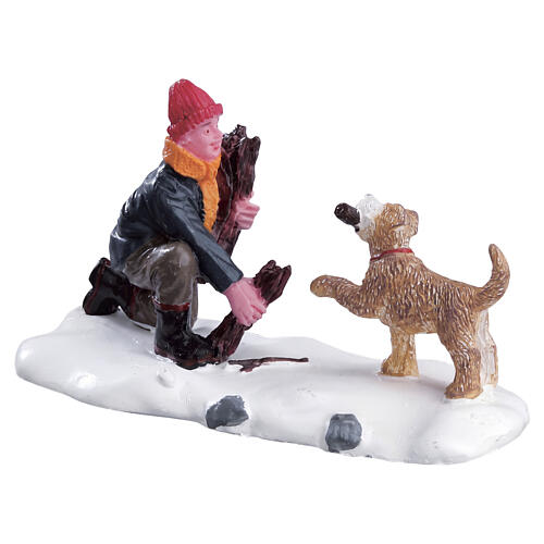 Gathering Firewood, Lemax figurine, 1.8x3.1x1.4 in - 62443 1