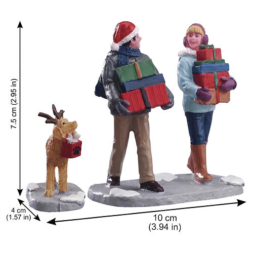 Christmas Party conjunto 2 peças estatueta Lemax 7,3x10x3,9 cm - 62445 2