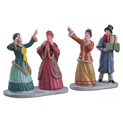Window Shoppers conjunto 2 peças estatueta Lemax 7,4x13,7x4,2 cm - 62451 1