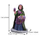 Violet Vendor figurine by Lemax for Caddington Village, 2.7x1.8x1.3 in - 62452 s2