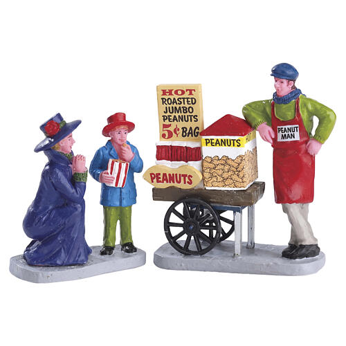 Roasted Peanut Treats set 2 pcs statuette Lemax Caddington Village 7x11x3 cm - 62453 1