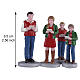 Zestaw 4 figurek Caroling Family Lemax, kolekcja Caddington Village, 6,5 x 9,7 x 2,2 cm - 62614 s2