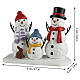 Snowman Family Lemax figurine for Santa's Wonderland collection, 2.6x3.3x1.8 in - 62618 s1
