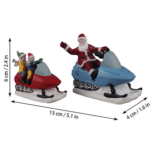 Santa's Day Off set 2 pezzi statuina Lemax Santa'S Wonderland 6x13x4 cm - 62621 2