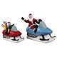 Santa's Day Off set 2 pezzi statuina Lemax Santa'S Wonderland 6x13x4 cm - 62621 s1