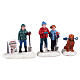 Neighborhood Snow Shovelers set 3 pezzi statuina Lemax Vail Village 6x13x4cm - 62623 s1
