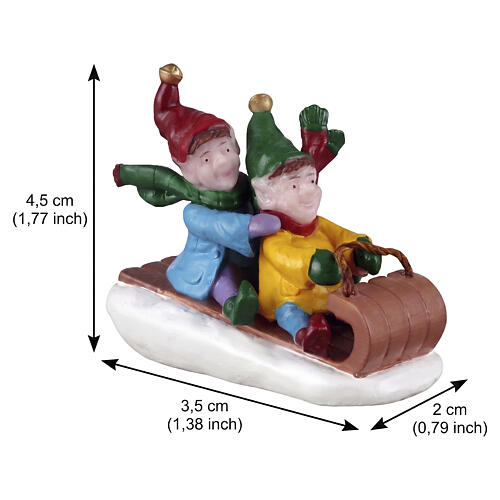 Toboganning Figur Lemax Santa's Wonderland 4x4x2 cm - 62624 2