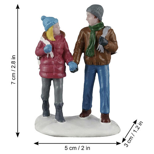 Skating Date statuina Lemax Vail Village 7x5x3 cm - 62625 2