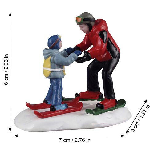Ski Slope Lesson figurine Lemax Vail Village 6x7x5 cm - 62627 2