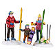 Family Ski Day set 3 pezzi statuina Lemax Vail Village 8x12x3 cm - 62634 s1