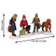Conjunto Festive Holiday Shoppers 4 peças estatueta Lemax Vail Village 5x10x4 cm - 62635 s2
