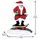 Skateboard Santa statuina Lemax 8x7x4 cm - 72498 s2