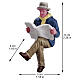 Reading Morning Papers statuina Lemax 6x3x3 cm - 72506 s2