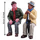 Chatting With Old Friends set 2 pièces figurine Lemax 6x5x2 cm - 72507 s2