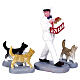 Merry Milkman set 4 pezzi statuina Lemax Jukebox Junction 7x7x4 cm - 72511 s1