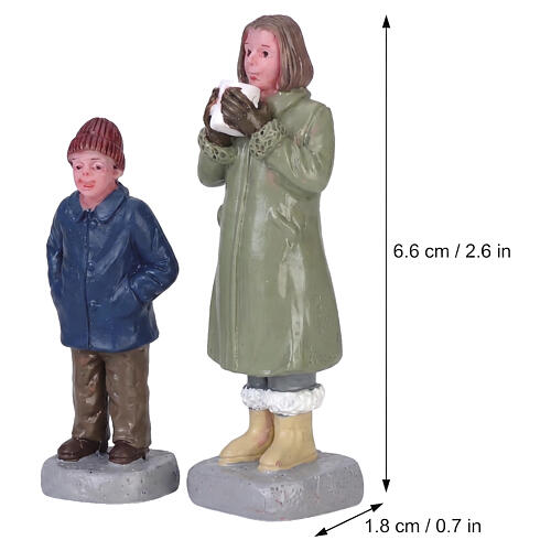Can I Have Some Too set 2 pièces statuette Lemax 7x4x2 cm - 72525 2