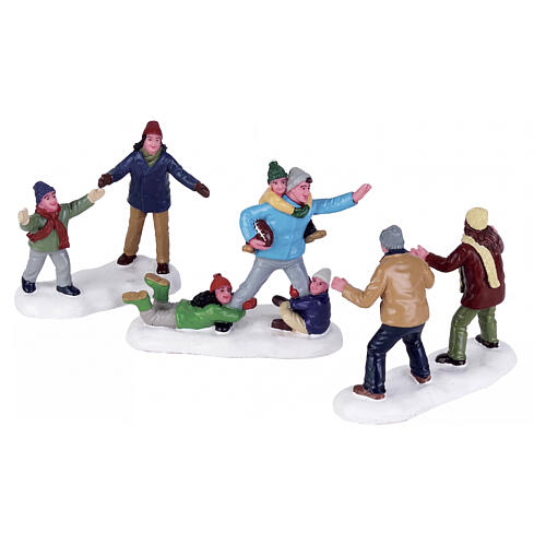 Family Football set 3 pièces statuette Lemax 7x23,5x3,8 cm - 72535 1