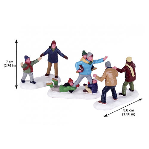 Family Football, zestaw 3 figurek Lemax, 7x23,5x3,8 cm - 72535 2