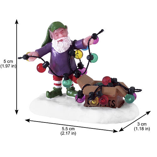 Untangling The Lights Lemax Santa's Wonderland Figur 5x6x3 cm - 72551 2