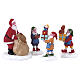 Present Procession set 4 pièces figurines Lemax Santa's Wonderland 6x13x4 cm - 72553 s1