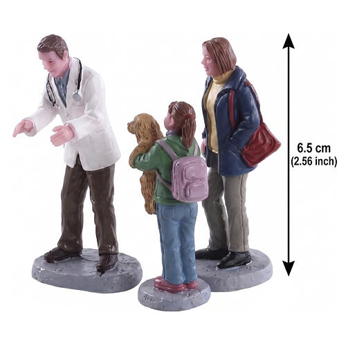 Charley The Vet 4-teiliges Figuren-Set Lemax 6x9x3 cm - 82578 2