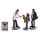 Charley The Vet conjunto 4 peças estatueta Lemax 6x9x3 cm - 82578 s1