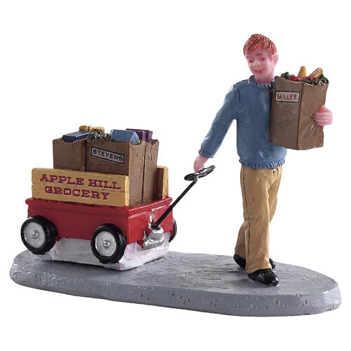 Grocery Delivery statuette Lemax 5x8x3 cm - 82579 1