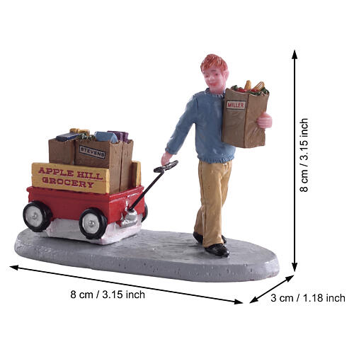 Grocery Delivery statuette Lemax 5x8x3 cm - 82579 2