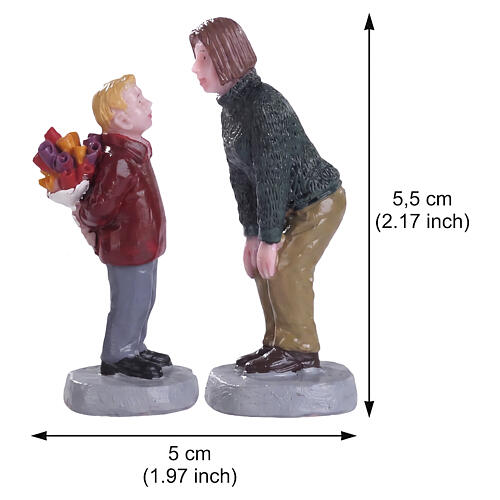 For Mom set 2 pezzi statuina Lemax 6x5x2 cm - 82581 2
